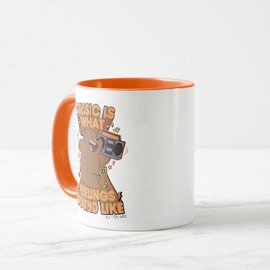 Grizz - Muziek is hoe het klinkt Mok (Voorkant links)