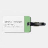 Grizz & Nom Nom - #InternetBeroemd Bagagelabel (Achterkant horizontaal)