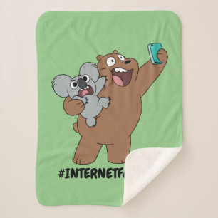 Grizz & Nom Nom - #InternetFamous Sherpa Deken