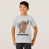 Grizz & Nom Nom - #InternetFamous T-shirt (Voorkant volledig)
