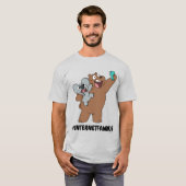 Grizz & Nom Nom - #InternetFamous T-shirt (Voorkant volledig)