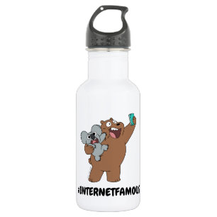 Grizz & Nom Nom - #InternetFamous Waterfles