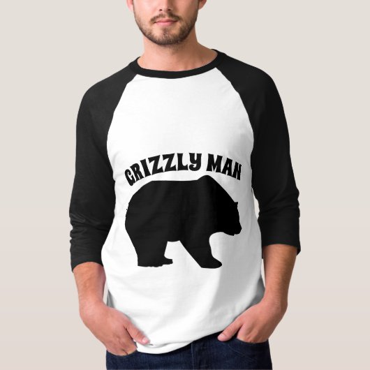 GRIZZLE MAN BEAR T-SHIRTS (Devant)