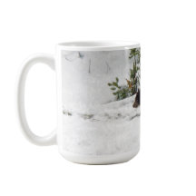 Grizzlies in de sneeuw