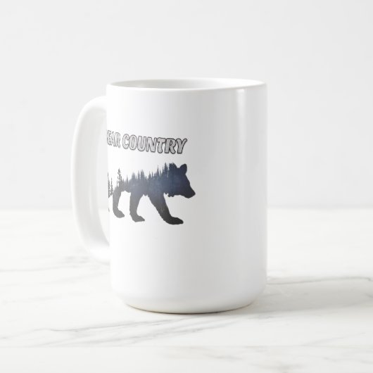 Grizzly Bear Coffee Mug (Devant gauche)
