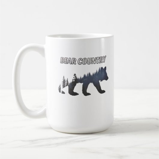 Grizzly Bear Coffee Mug (Gauche)