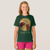 Grizzly Bear Mom and Cub Painting Wildlife Art T-S T-shirt (Voorkant volledig)
