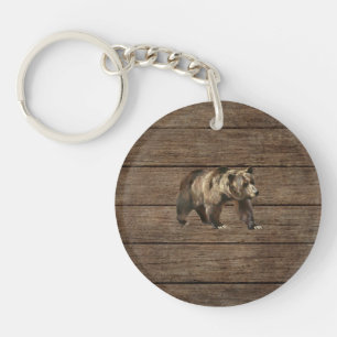 Grizzly Beer Acryl Sleutelhanger
