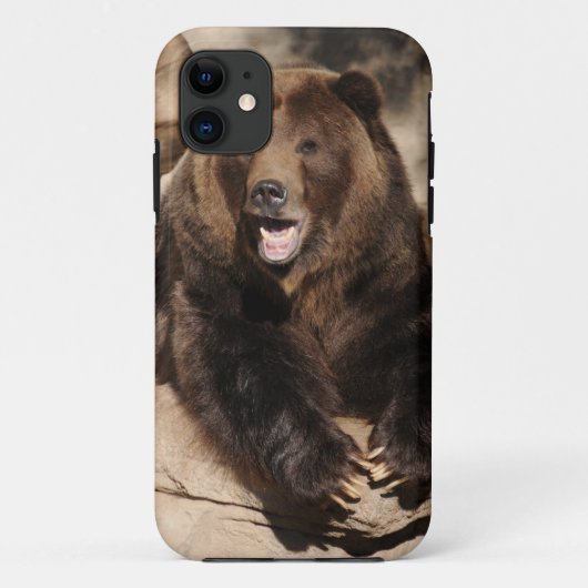 Grizzly Beer Boar Case-Mate iPhone Case (Achterkant)