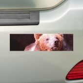 grizzly beer bumpersticker (Op auto)