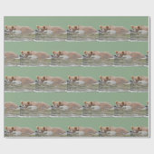 grizzly beer cadeaupapier (Vlak)