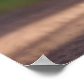 Grizzly Beer Dier Fun Fietsfiets Happy Relax Poster (Hoek)