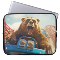 Grizzly Beer Dier Fun Roller onderzetter Happy Tim