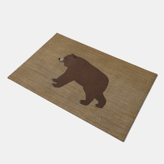Grizzly Beer Doormat Deurmat (Schuin)