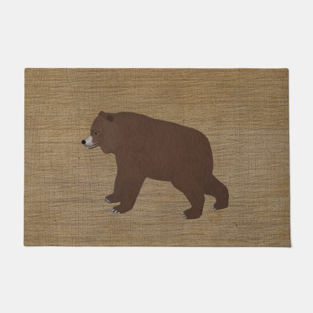 Grizzly Beer Doormat Deurmat (Voorkant)