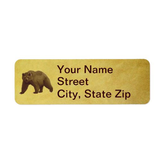 Grizzly Beer Etiket (Voorkant)