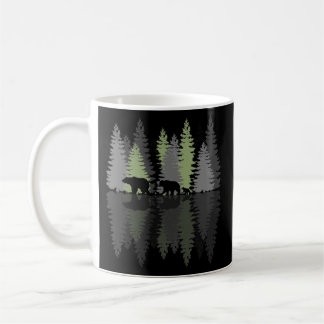 Grizzly Beer Family Trees Forest Wilderness Koffiemok
