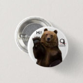 grizzly beer hi ronde button 3,2 cm (Voorkant /achterkant)