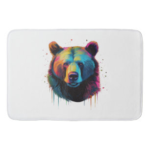 Grizzly Beer Liefhebbers Pop Art Big Grizzly Beer Badmat