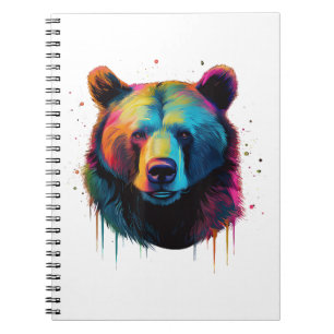 Grizzly Beer Liefhebbers Pop Art Big Grizzly Beer Notitieboek