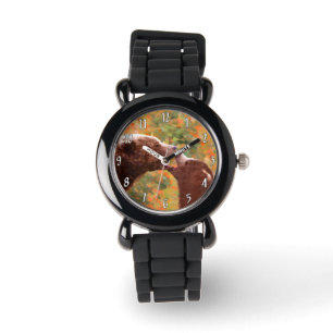 Grizzly Beer mam en snijkunst in wilde dieren Horloge