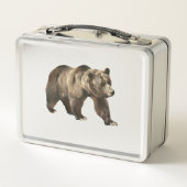Grizzly Beer Metal Lunchbox (Achterkant)