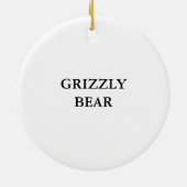 Grizzly Beer Ornament (Achterkant)