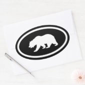 Grizzly Beer Ovale Sticker (Envelop)