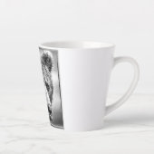 Grizzly beer portret latte mok (Rechts)