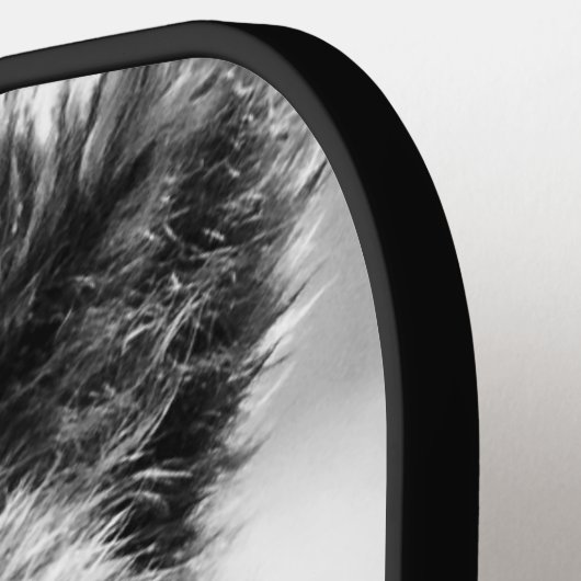 Grizzly beer portret pickleball paddle (Links Detail)