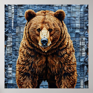 Grizzly beer poster