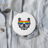 Grizzly Beer Pride Ronde Button 4,0 Cm (In situ)