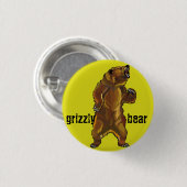 grizzly beer ronde button 3,2 cm (Voorkant /achterkant)