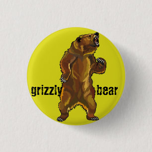 grizzly beer ronde button 3,2 cm
