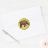 Grizzly Beer Ronde Sticker (Envelop)