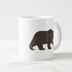 Grizzly Beer Silhouette   Wilde dieren Grote Koffiekop