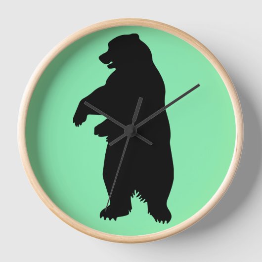 GRIZZLY BEER STANDAARD BEER RUSTIC Wall Clock (Voorkant)