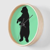 GRIZZLY BEER STANDAARD BEER RUSTIC Wall Clock (Hoek)