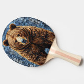 Grizzly beer tafeltennisbatje (Zijkant)