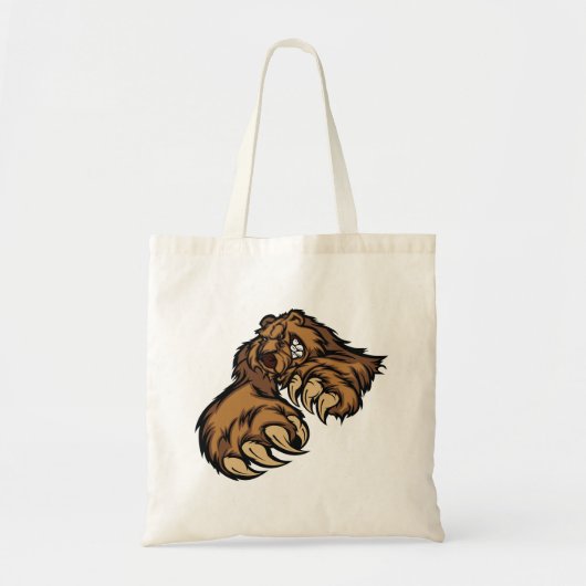 Grizzly Beer Wilde Dierlijke Canvas tas (Voorkant)
