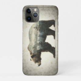 Grizzly Beer Wilderness Art iPhone 11 Pro Hoesje