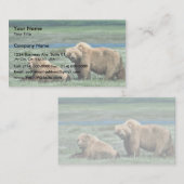 Grizzly Beren Visitekaartje (Voorkant / Achterkant)