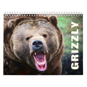 Grizzly Beren Wall Agenda Kalender