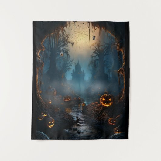 Grizzly Halloween Geheime Spin Pad Wandkleed (Voorkant)