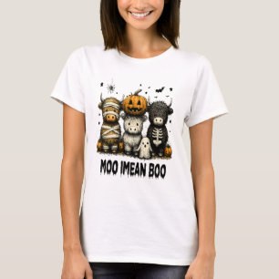 Grizzly Halloween Hoogland Koe T-shirt