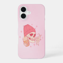 Grizzly Halloween iPhone 16 Hoesje – Leuk & Feeste