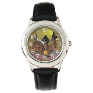 Grizzly heksenhuis en vampierenkasteel voor Hallow Horloge