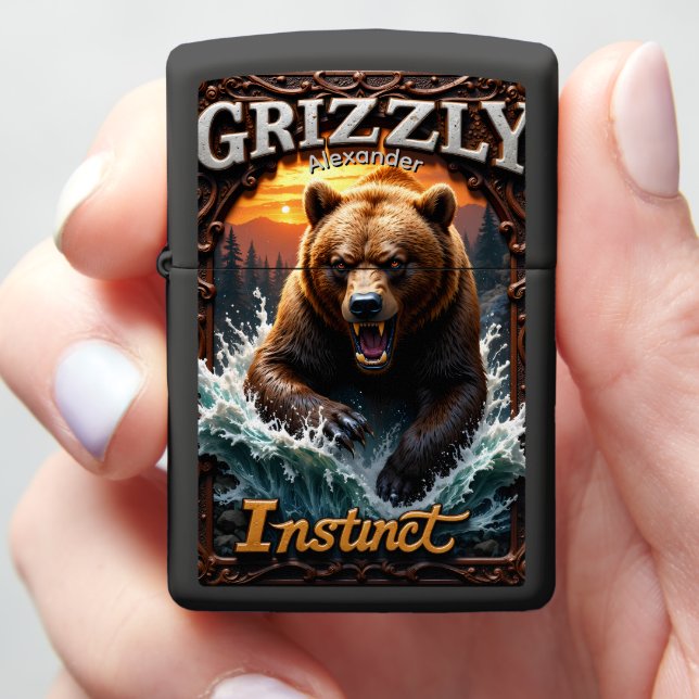 Grizzly Instinct Brullende Beer Bos Case (In Hand)
