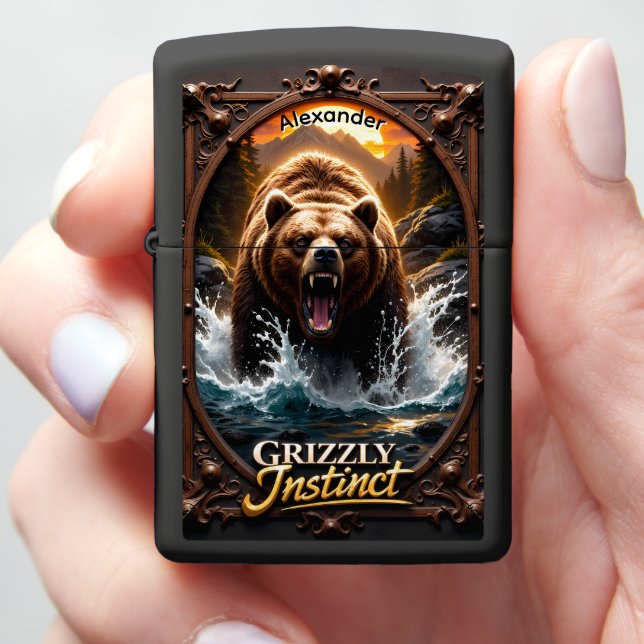 Grizzly Instinct Brullende Rivier Zwarte Behuizing (In Hand)