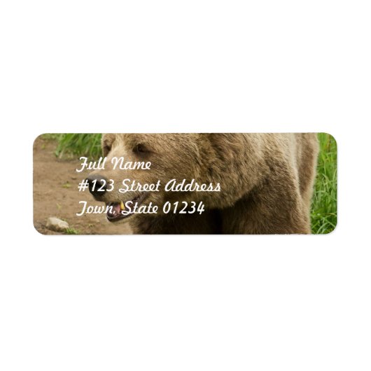 Grizzly Mailing Labels (Voorkant)